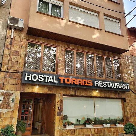 Hostal Torras Sant Hilari Sacalm Exterior photo